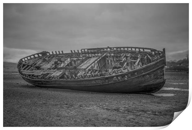 Dulas Bay Shipreck  Print by Chris Evans