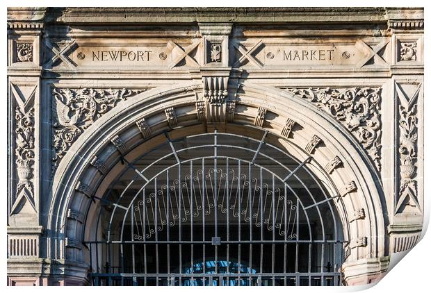 Newport Market Entrance Print by Steve Purnell