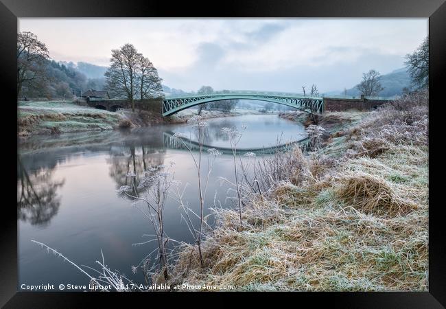 Bigsweir bridge, Wye valley Framed Print by Steve Liptrot