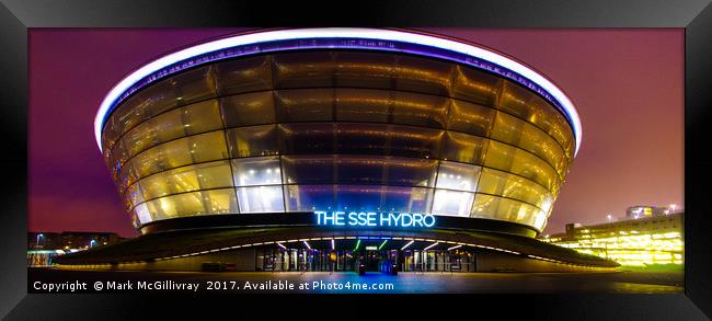 SSE Hydro Arena, Glasgow Framed Print by Mark McGillivray