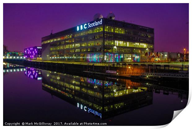 BBC Scotland Reflections Print by Mark McGillivray
