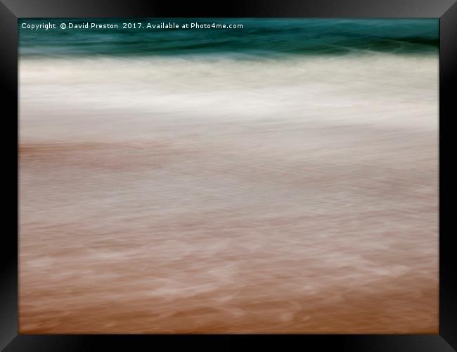 North Sea, Bamburgh 28/10/16 11:03:30 Framed Print by David Preston