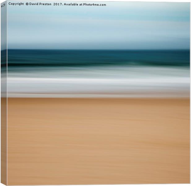 North Sea, Bamburgh 28/10/16 11:07:45 Canvas Print by David Preston