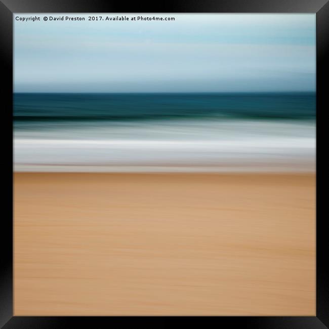 North Sea, Bamburgh 28/10/16 11:07:45 Framed Print by David Preston