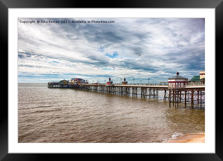 Blackpool North Pier Framed Mounted Print by Juha Remes