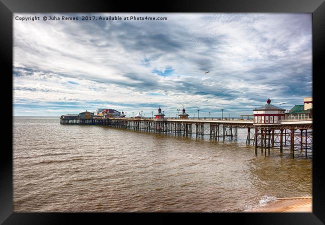 Blackpool North Pier Framed Print by Juha Remes