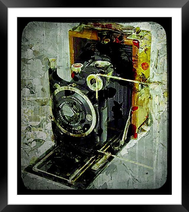 Vintage camera Framed Mounted Print by Jean-François Dupuis
