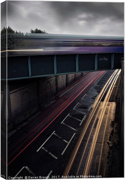 Morning transport  Canvas Print by Darren Brough