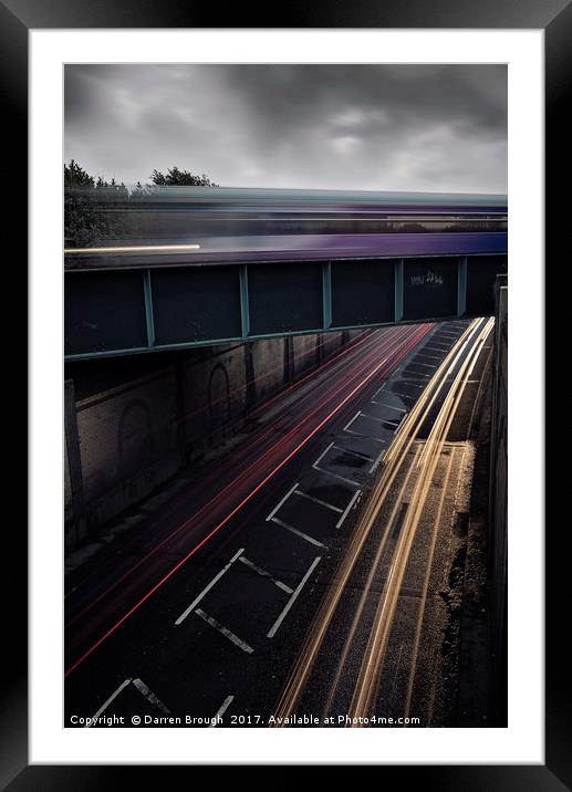 Morning transport  Framed Mounted Print by Darren Brough