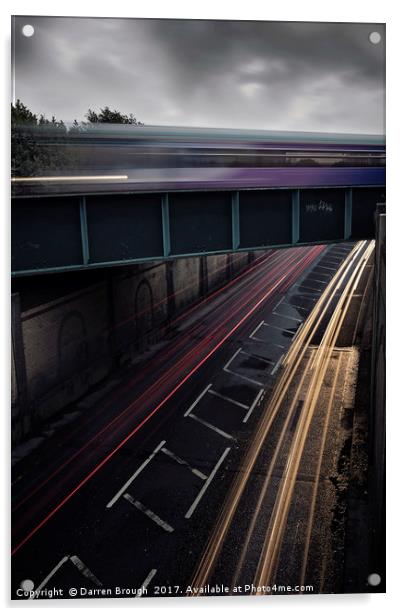 Morning transport  Acrylic by Darren Brough