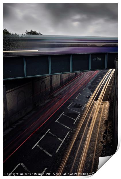 Morning transport  Print by Darren Brough