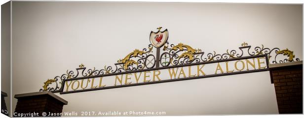 Shankly Gates Canvas Print by Jason Wells