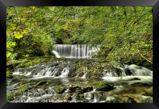 Stock Ghyll Force Framed Print by Rob Mcewen