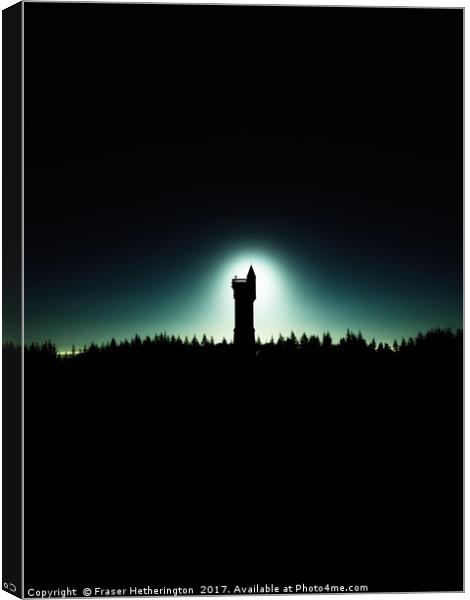 The Witching Tower Canvas Print by Fraser Hetherington