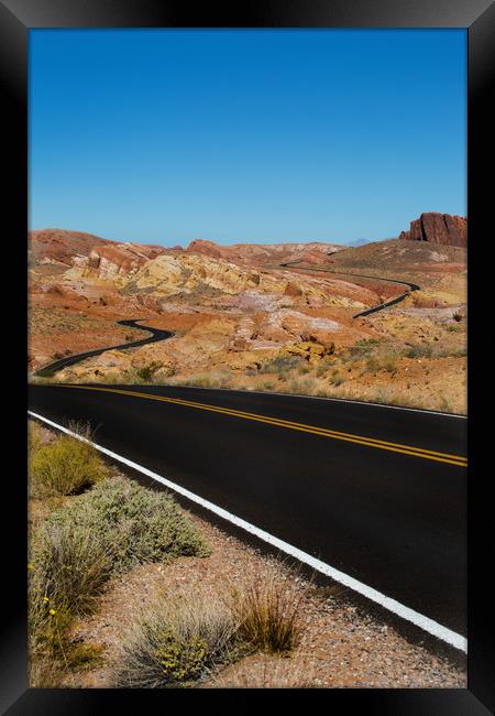 Desert Highway Framed Print by David Hare