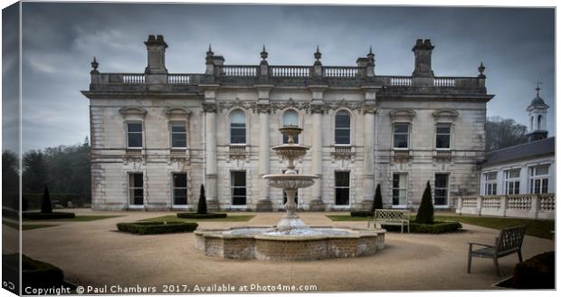 Tedworth House Canvas Print by Paul Chambers