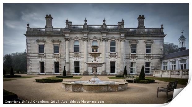 Tedworth House Print by Paul Chambers