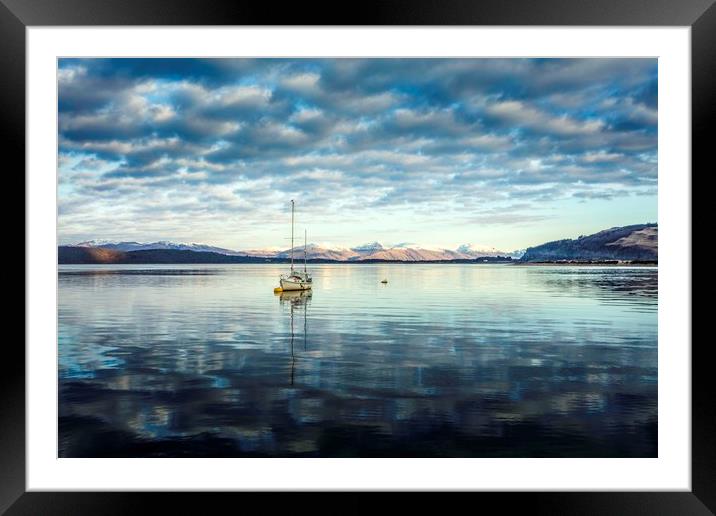 Armucknish Bay Framed Mounted Print by Ken Cowins