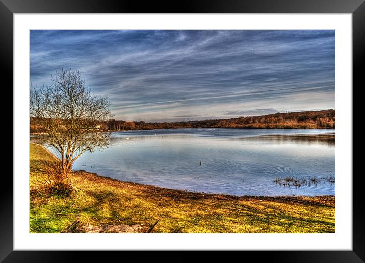 Ruislip Lido Framed Mounted Print by Chris Day