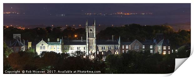 The Moor Hospital,Lancaster Print by Rob Mcewen