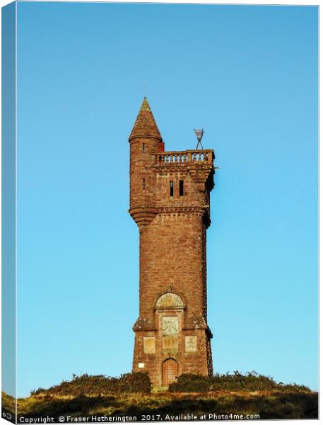 Airlie Monument Canvas Print by Fraser Hetherington