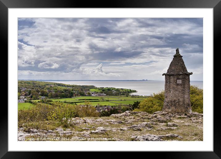 The Pepperpot,Silverdale UK Framed Mounted Print by Rob Mcewen