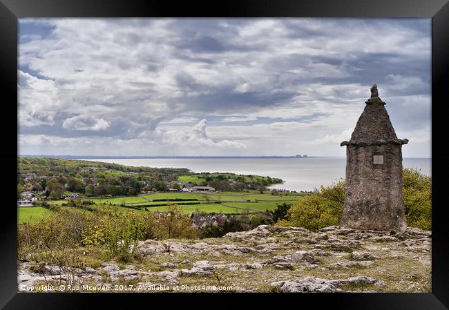 The Pepperpot,Silverdale UK Framed Print by Rob Mcewen
