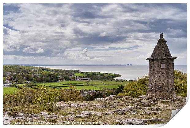 The Pepperpot,Silverdale UK Print by Rob Mcewen