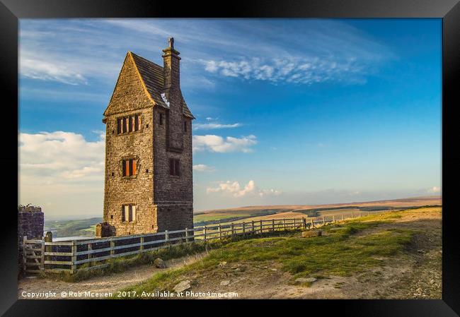 The Pigeon Tower,Rivington UK Framed Print by Rob Mcewen