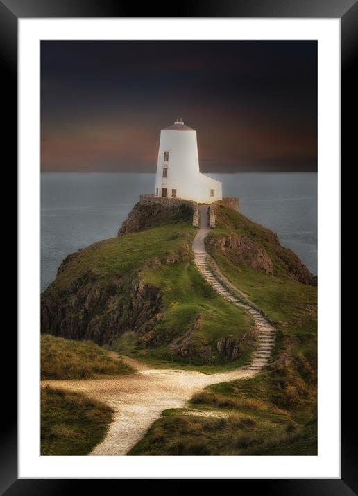 Sunset at Llanddwyn Island Framed Mounted Print by Eric Pearce AWPF