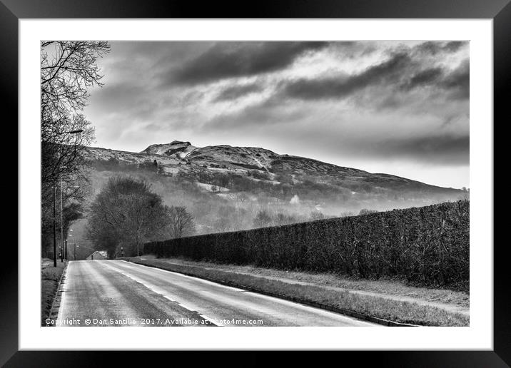 The Sleeping Giant, Brecon Beacons National Park Framed Mounted Print by Dan Santillo