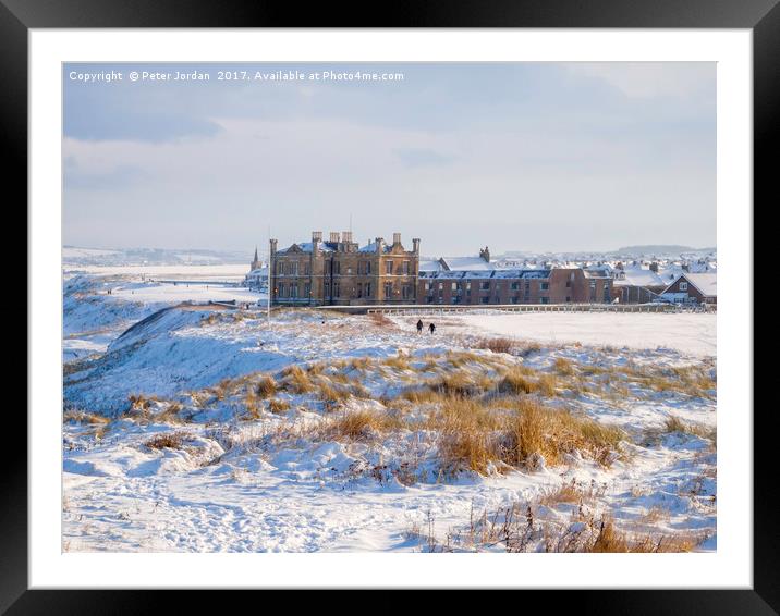 Former Stately Home, now a retirement home Cliff H Framed Mounted Print by Peter Jordan