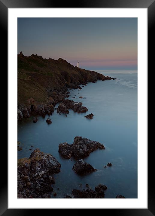 Start Point Lighthouse Sunset 2 Framed Mounted Print by Ashley Chaplin