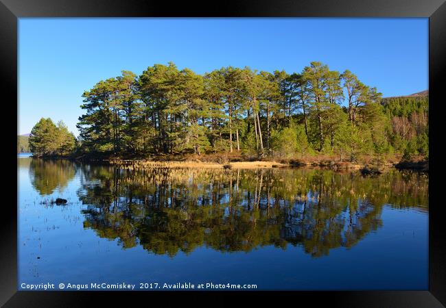 Loch an Eilein Framed Print by Angus McComiskey