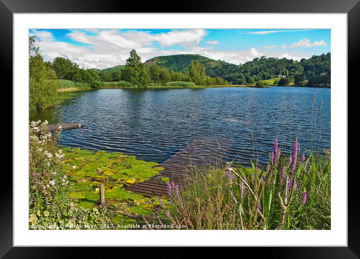 Grasmere,Lake District UK Framed Mounted Print by Rob Mcewen