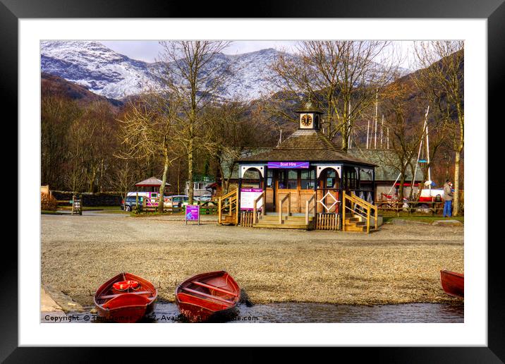 Boat Hire Booth Framed Mounted Print by Tom Gomez