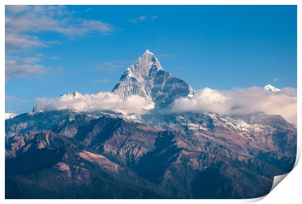 Mount Fishtail Print by Ambir Tolang