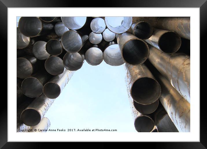 The Sibelius Monument, Helsinki, Finland Framed Mounted Print by Carole-Anne Fooks