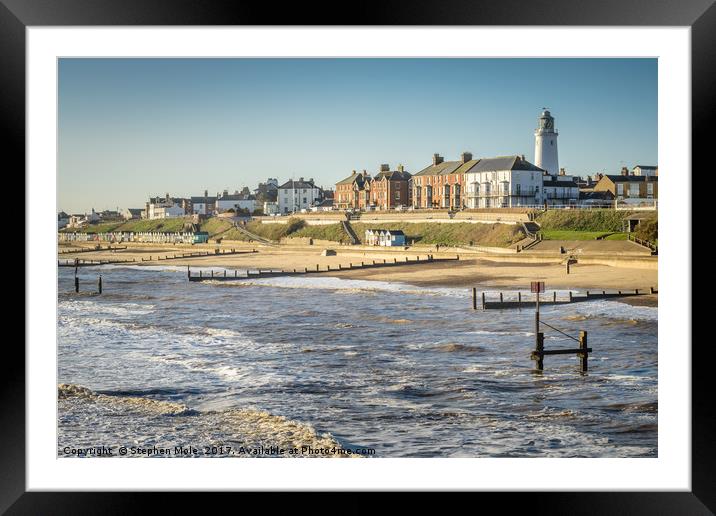 Southwold Seafront Framed Mounted Print by Stephen Mole
