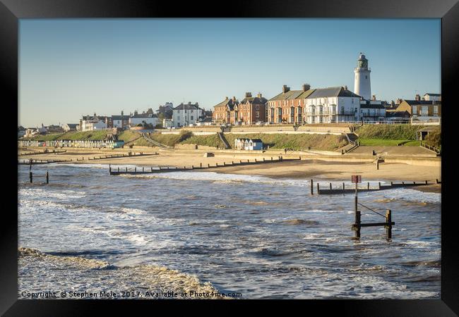 Southwold Seafront Framed Print by Stephen Mole