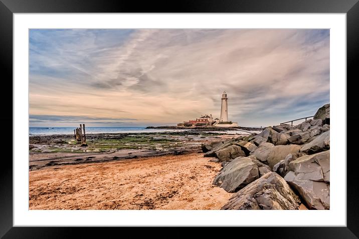 Coastal Beauty Lighthouse Framed Mounted Print by Naylor's Photography
