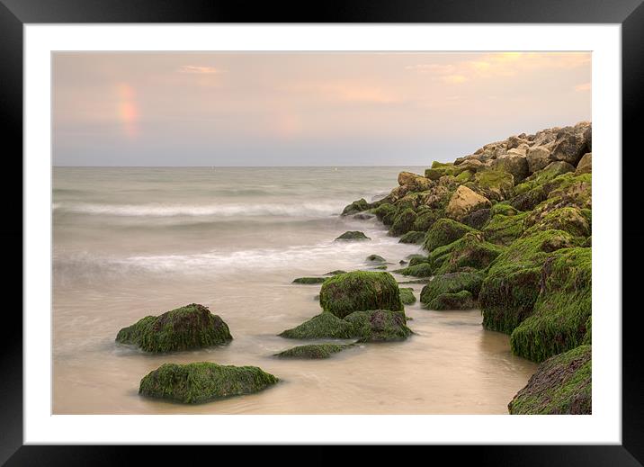Highcliffe Beach in Dorset Framed Mounted Print by Ian Middleton