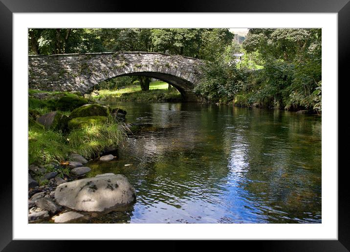 River Rothay Bridge Framed Mounted Print by Jacqi Elmslie