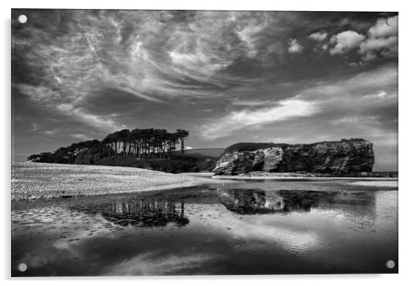 Coastline at Budleigh Salterton                    Acrylic by Darren Galpin