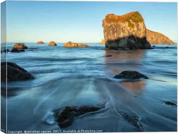 Oregon Coast  Canvas Print by jonathan nguyen