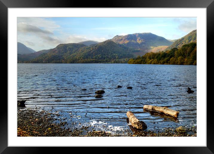 Autumn Ullswater  Framed Mounted Print by Sarah Couzens