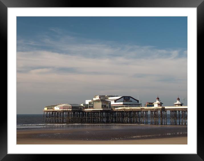 North Pier Framed Mounted Print by Victor Burnside