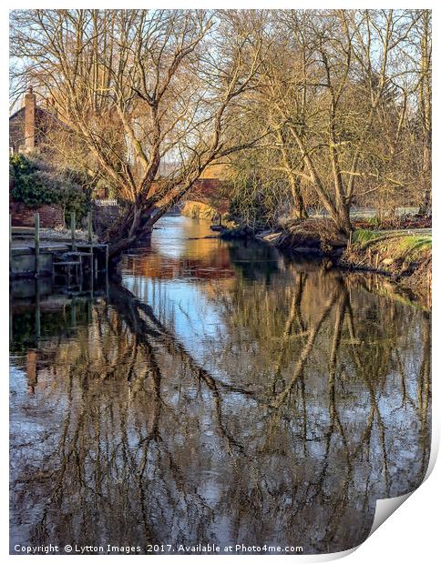 River Reflections Print by Wayne Lytton