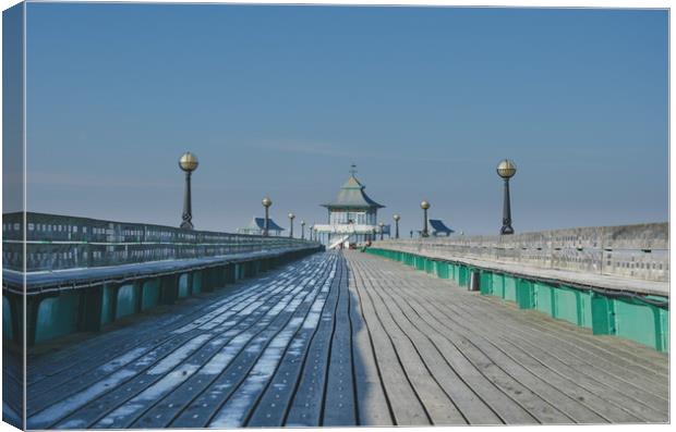 Clevedon Pier Canvas Print by Marcus Revill
