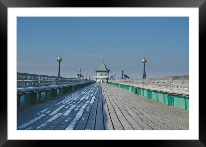 Clevedon Pier Framed Mounted Print by Marcus Revill